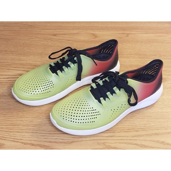 CROCS Other - Crocs Literide Mesh Color Dip Pacer Men's Size 9 Shoes Sneakers 206557